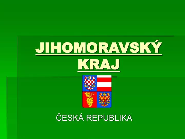 jihomoravsk kraj