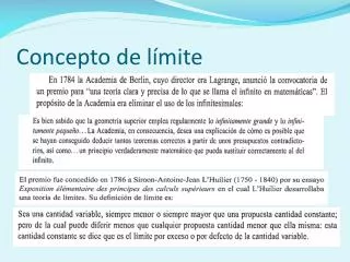 concepto de l mite