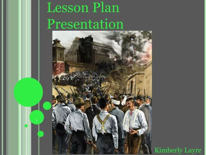lesson plan presentation