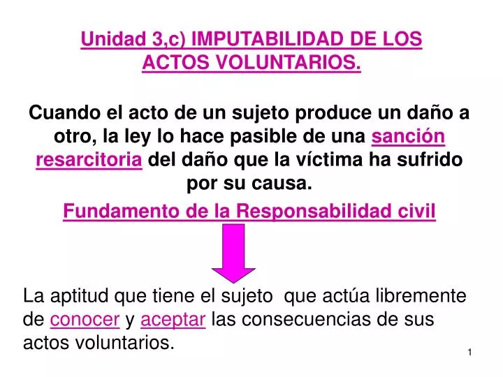 unidad 3 c imputabilidad de los actos voluntarios