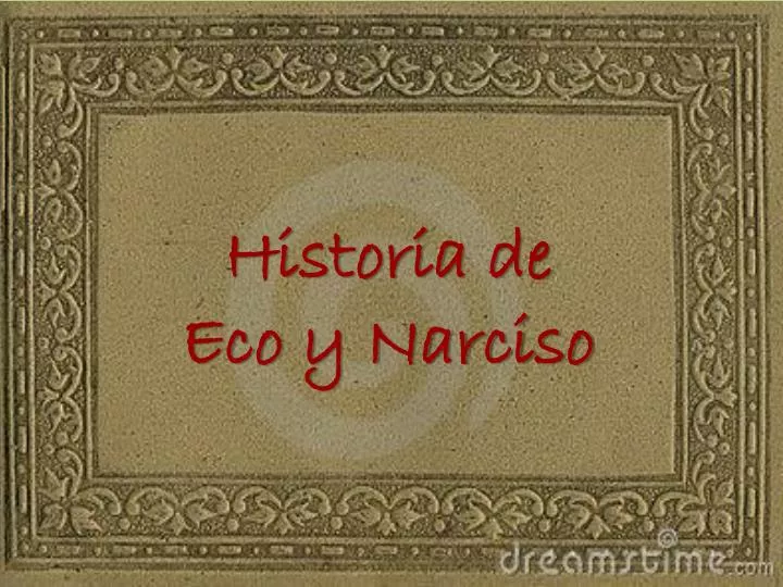 historia de eco y narciso