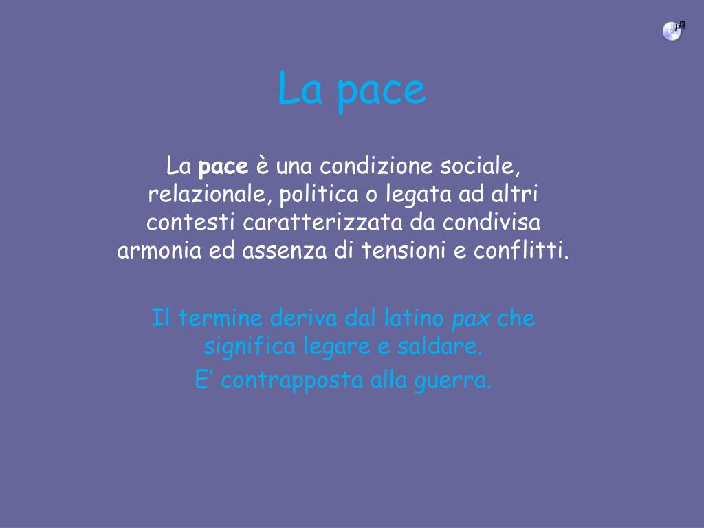 PPT - La pace PowerPoint Presentation, free download - ID:6358436