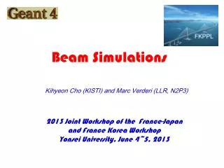 2013 Joint Workshop of the France-Japan and France Korea Workshop