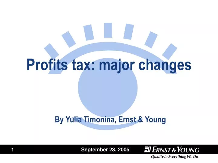 profits tax major changes