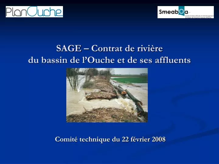 sage contrat de rivi re du bassin de l ouche et de ses affluents