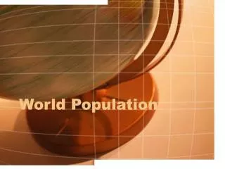 world population
