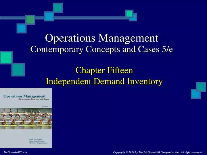 chapter fifteen independent demand inventory