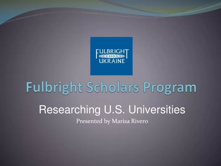 fulbright scholars program