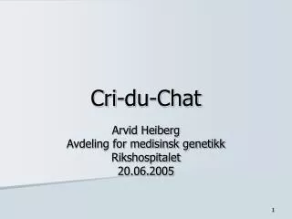 cri du chat