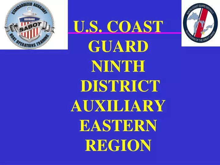 u s coast guard ninth district auxiliary eastern region