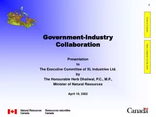 Government-Industry Collaboration