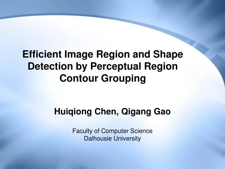 efficient image region and shape detection by perceptual region contour grouping