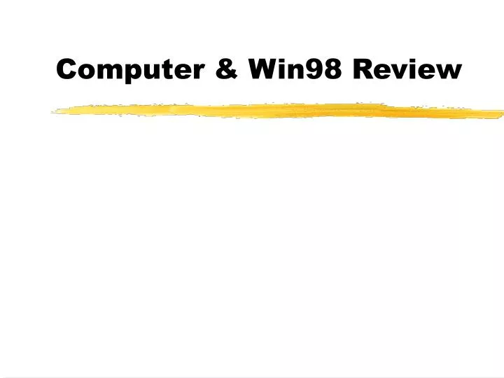 computer win98 review