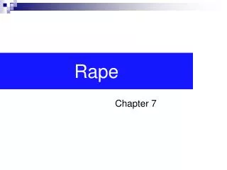 Rape