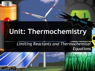 Unit: Thermochemistry