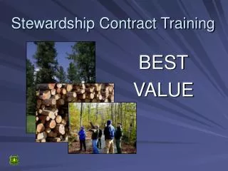 Stewardship Contract Training