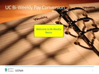 UC Bi-Weekly Pay Conversion