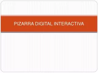 pizarra digital interactiva