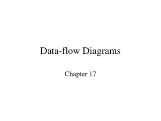 Data-flow Diagrams