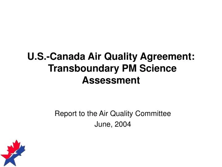 u s canada air quality agreement transboundary pm science assessment