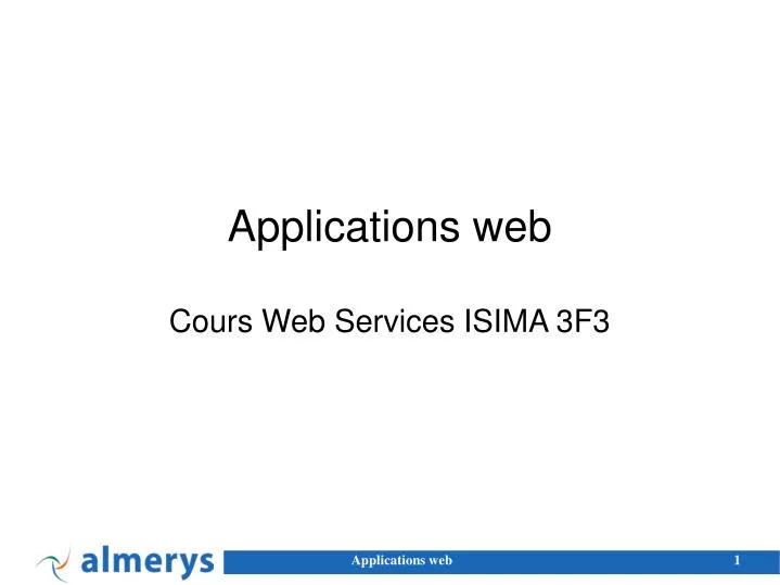cours web services isima 3f3