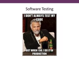 Software Testing