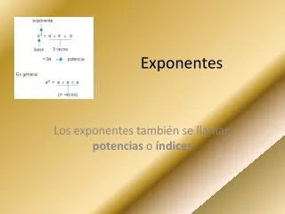 exponentes
