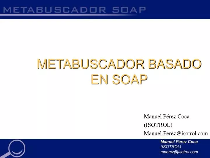 metabuscador basado en soap