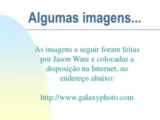 algumas imagens