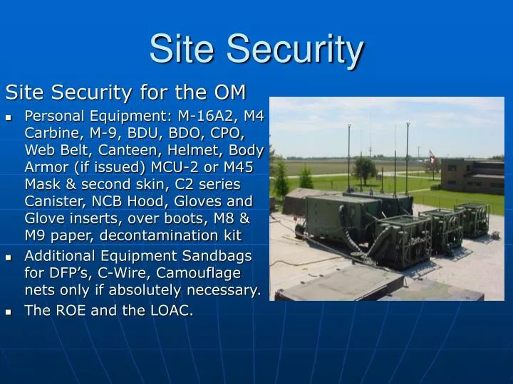 site security