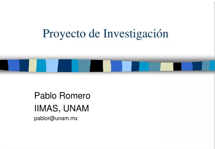 proyecto de investigaci n