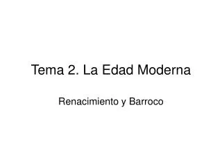 tema 2 la edad moderna