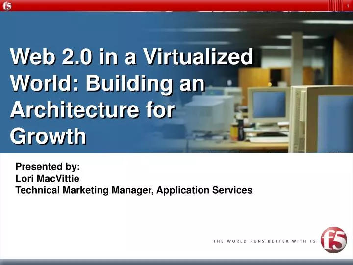 web 2 0 in a virtualized world building an architecture for growth