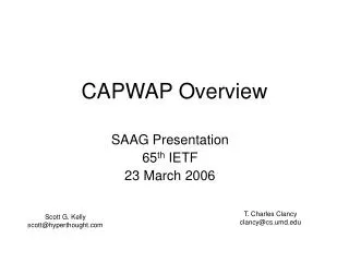 CAPWAP Overview