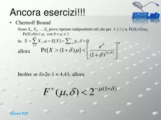 ancora esercizi