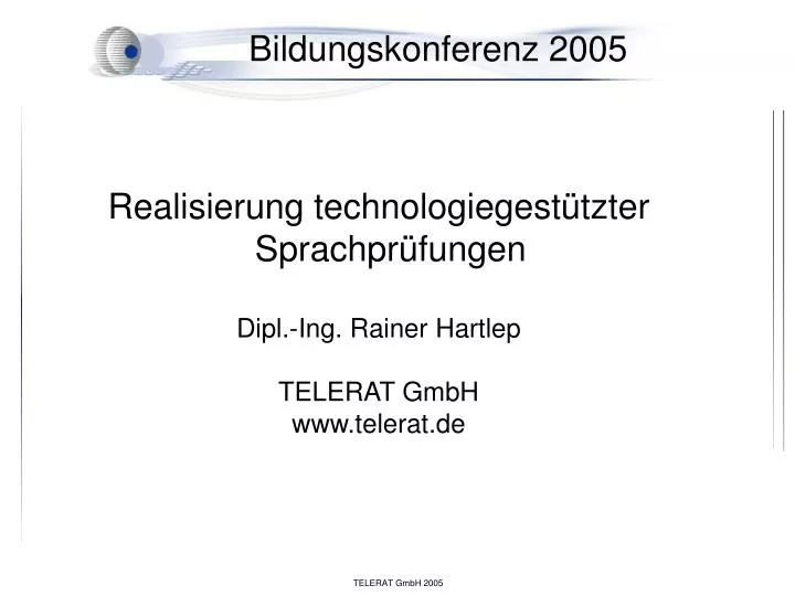 bildungskonferenz 2005