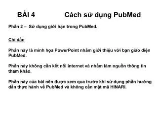 b i 4 c ch s d ng pubmed