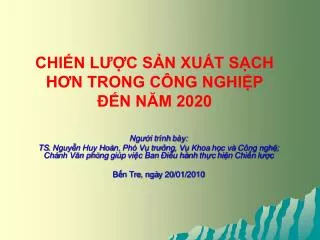 chi n l c s n xu t s ch h n trong c ng nghi p n n m 2020