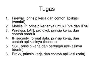 tugas
