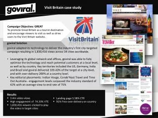 Visit Britain case study