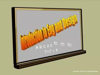 Introduction to Eng and Design