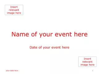 Name of your event here