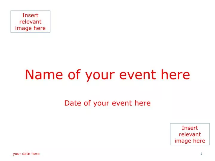 name of your event here
