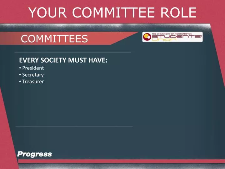 your committee role