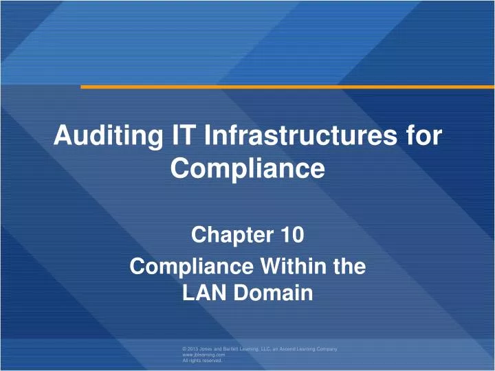 auditing it infrastructures for compliance chapter 10 compliance within the lan domain