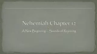 Nehemiah Chapter 12