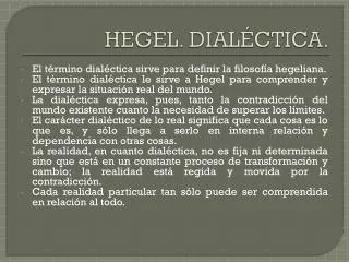 hegel dial ctica