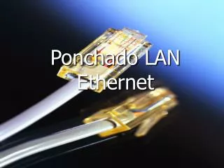 ponchado lan ethernet