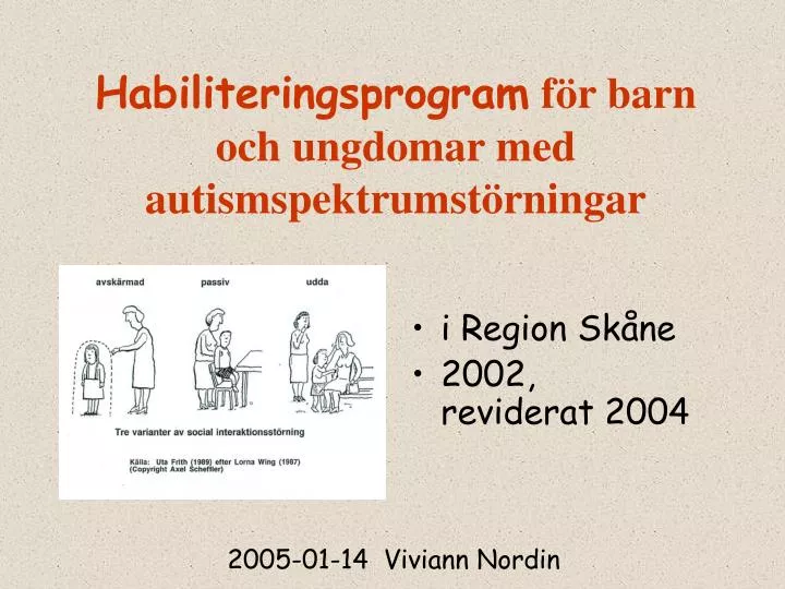 habiliteringsprogram f r barn och ungdomar med autismspektrumst rningar