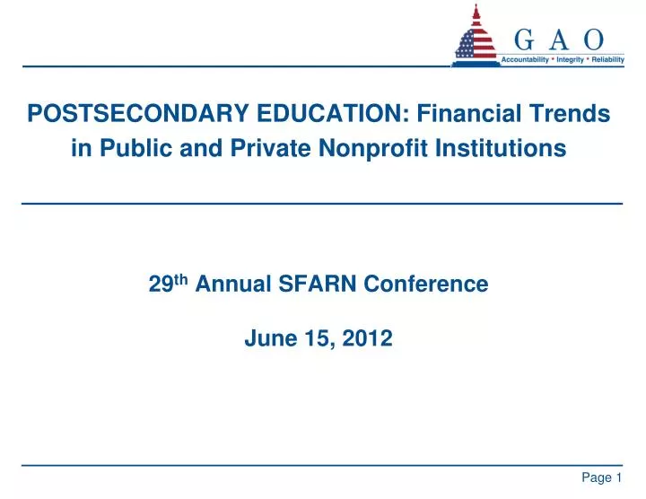 postsecondary education financial trends in public and private nonprofit institutions